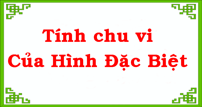 Tính Chu Vi của Hình Phức Tạp