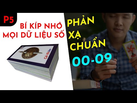 [P5] Phản xạ từ 00 đến 09 sang hình ảnh - Luyện Siêu Trí Nhớ