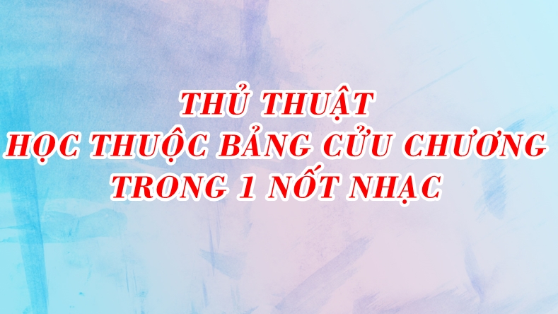 Hướng dẫn học BẢNG CỬU CHƯƠNG nhanh nhớ, nhanh thuộc, bé chậm làm cũng được.