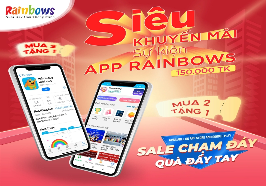 App Rainbows - Mua 2 tặng 